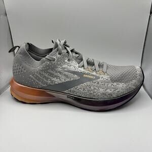 Brooks Levitate 3 Womens Size 6.5 Grey/Peach/Purple Running Shoes 1203001b134